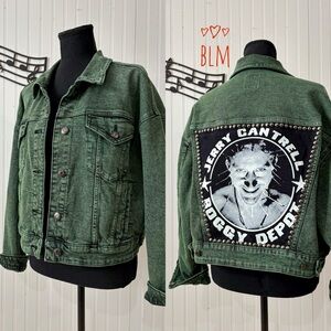 Jerry Cantrell Alice In Chains acid wash jacket